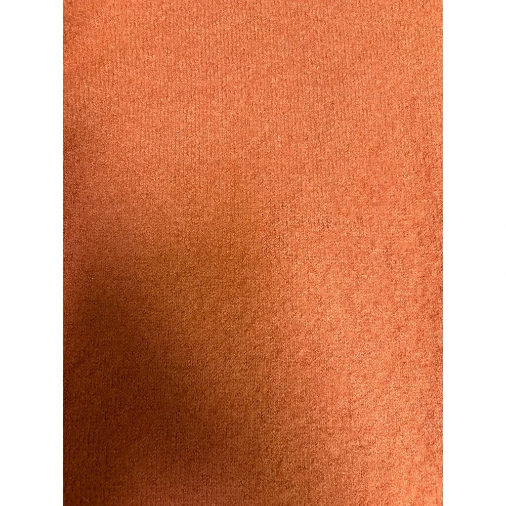 Burton Sweater Mens Large Orange Raglan Crew Neck Knit Pullover